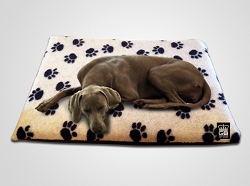 FLEECY DOG CRATE MATS / TRAVEL BEDS - Various Sizes & Colours